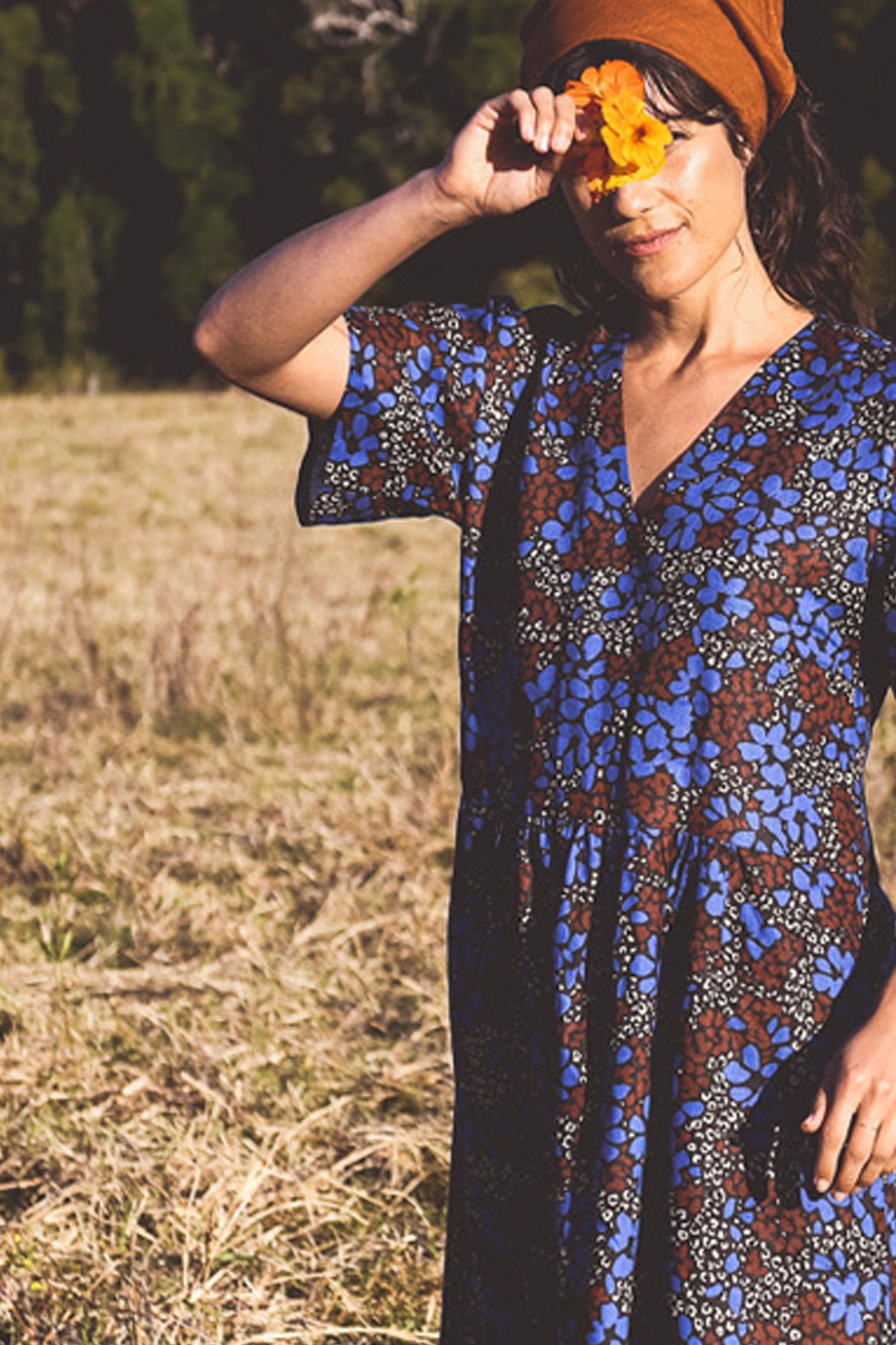 Parklife Dress - In Bloom Print: IN STOCK NOW