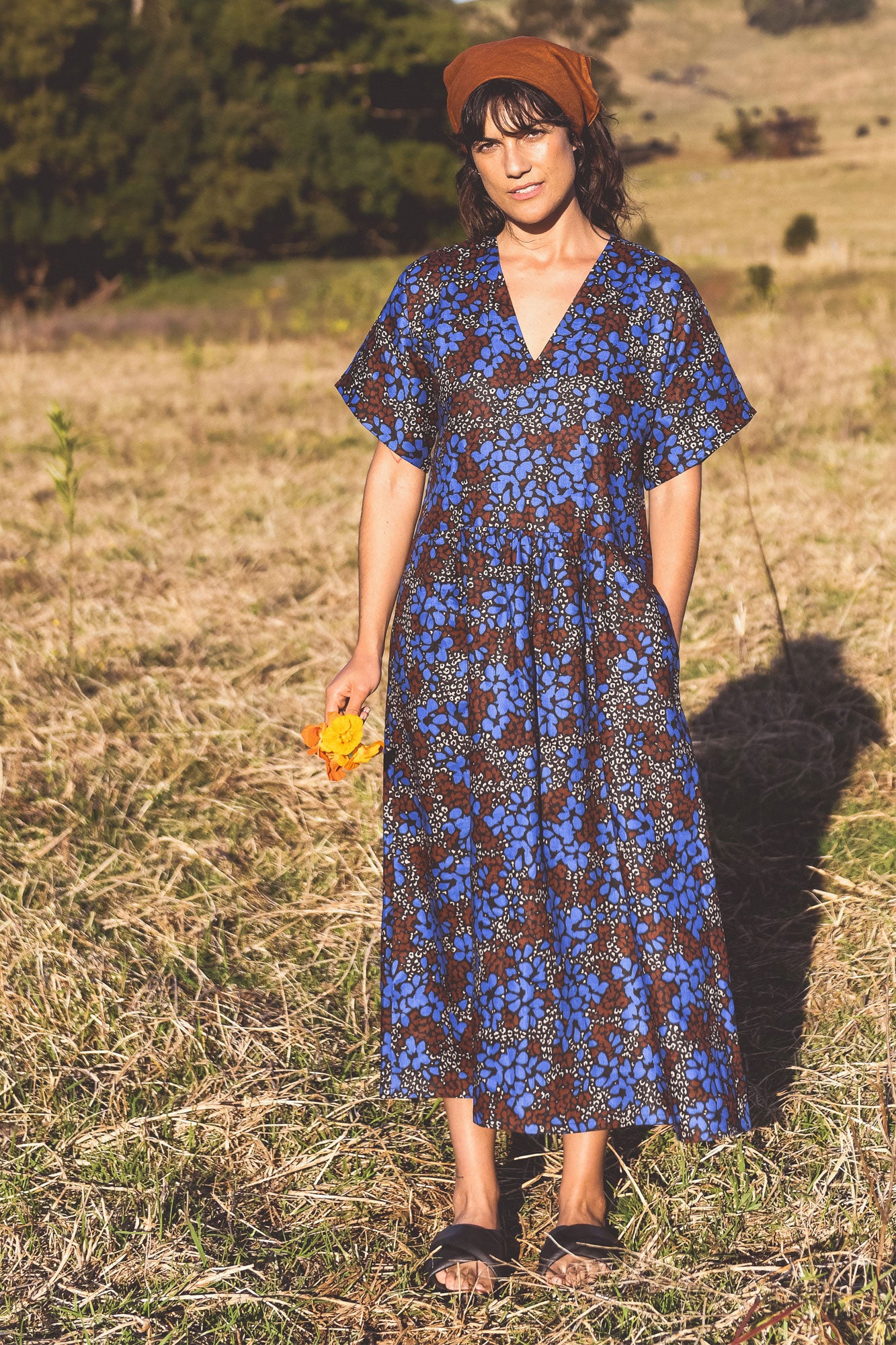 Parklife Dress - In Bloom Print: IN STOCK NOW