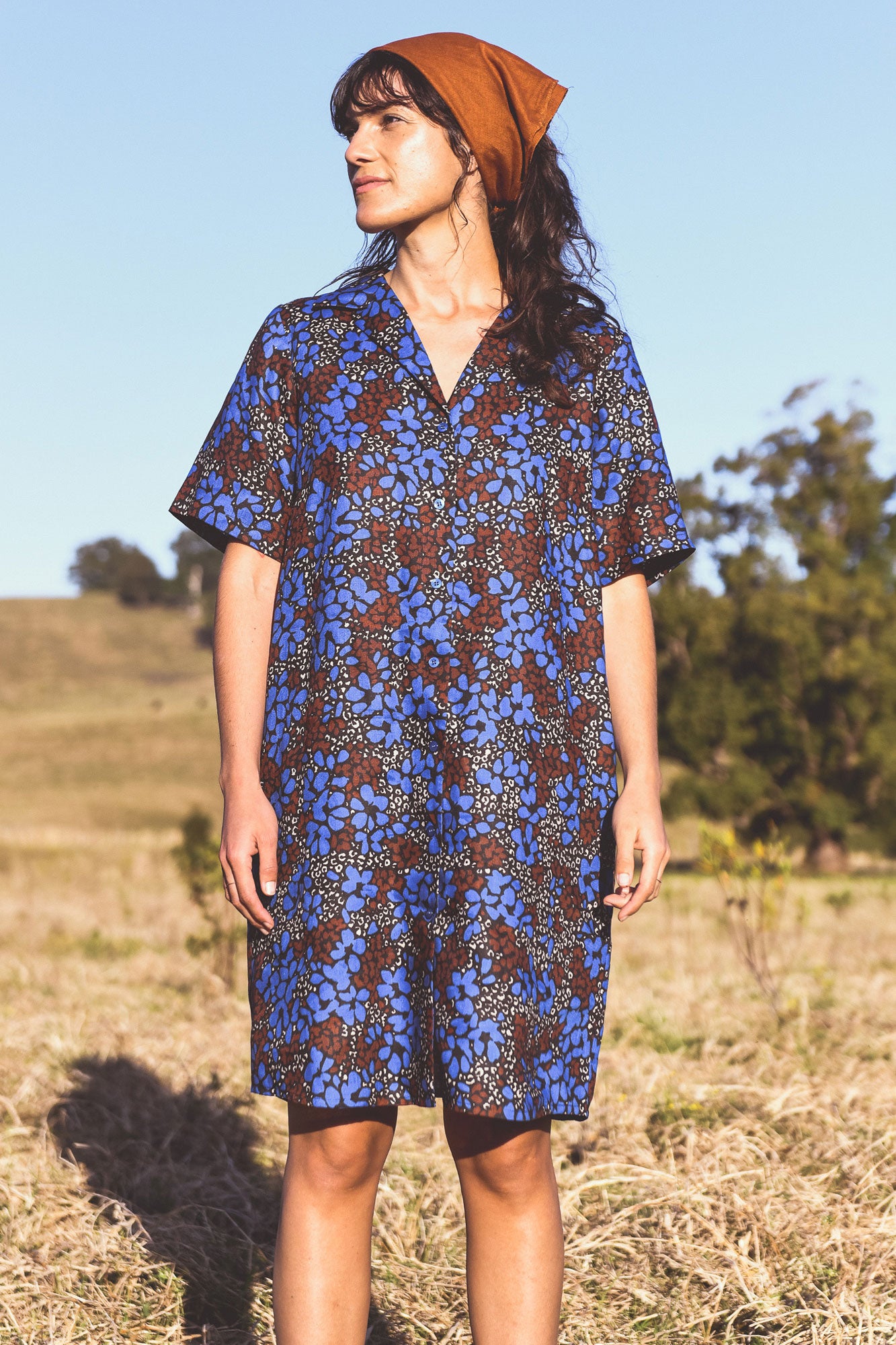 Vacay Shirt Dress -In Bloom Print IN STOCK NOW