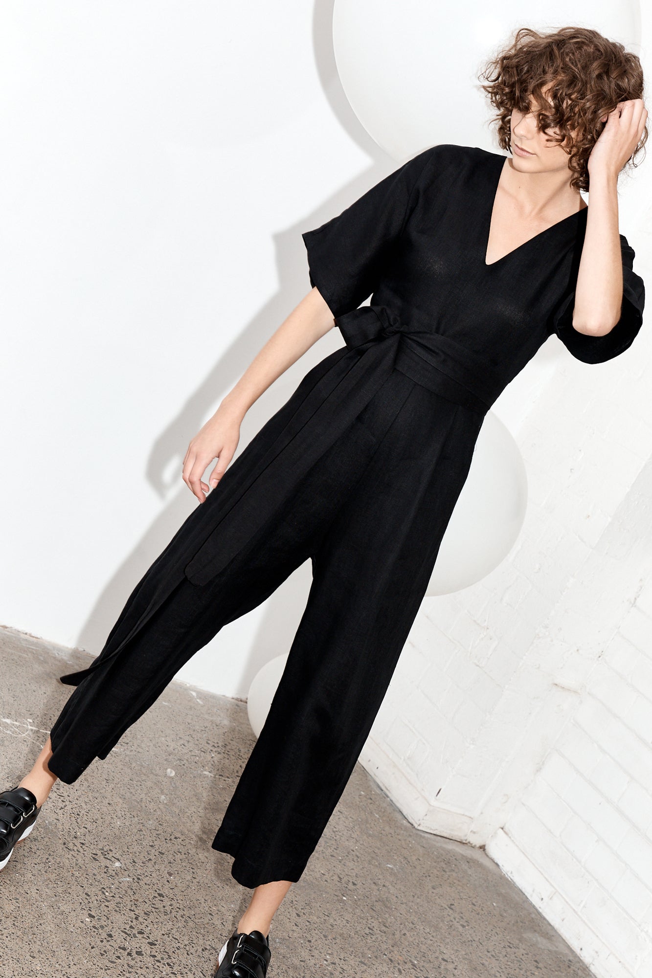 Willow Jumpsuit - Black ( Previously knows as Kimono Jumpsuit)